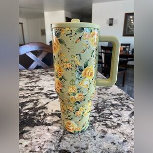 32 oz custom Olive traveler